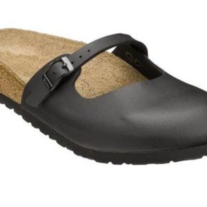 Birkenstock Maria Leather Mules Clogs 39 8 NWOB